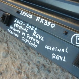 moldura lexus rx350 2017 2022 de puerta trasera copiloto