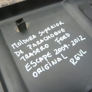 moldura ford escape 2009 2012 superior de parachoque trasero