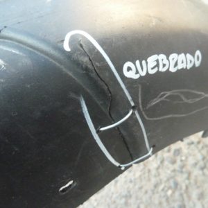 parachoque inferior peugeot 2008 2012 2017 delantero daños