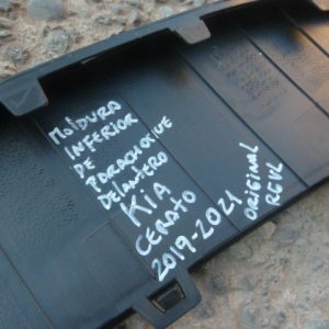 moldura kia cerato 2019 2021 inferior parachoque delantero