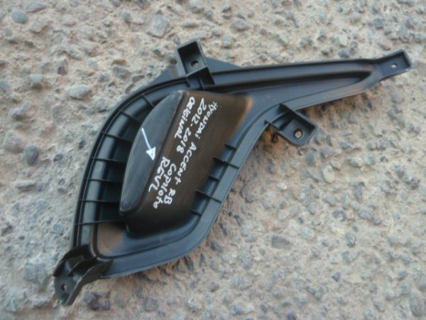 moldura tapa ciega de parachoque accent rb 2012 2018 - Imagen 2