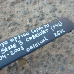 moldura bisel bmw serie 3 cabriolet e46 2004-05 bajo optico copiloto