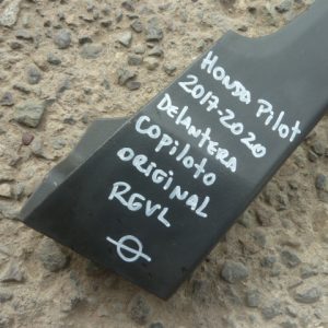 moldura honda pilot 2017 2020 tapabarro delantero copiloto daños