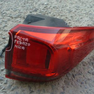 foco tiggo 7 2018 2019 2020 halog/leds trasero copiloto – daños
