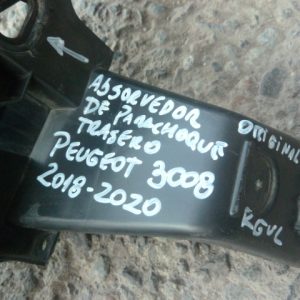 absorbedor peugeot 3008 2018 2020 de parachoque trasero daños