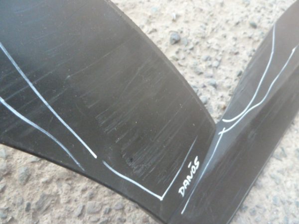 moldura mazda cx3 2016 2020 puerta trasera copiloto daños - Imagen 2