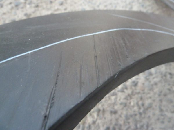 moldura mazda cx3 2016 2020 puerta trasera copiloto daños - Imagen 4