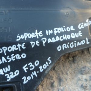 soporte bmw 320 f30 2014 2015 inferior central de parach trasero