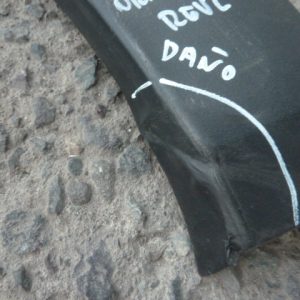 moldura mg zs 2018 2022 delantera chofer daños