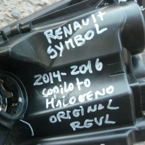 optico renault symbol 2014 2016 copiloto halogeno – daños
