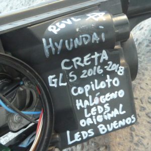 optico hyundai creta gls 2016 2018 copiloto halog/leds daños