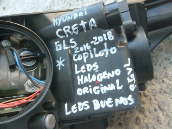 optico hyundai creta gls 2016 2018 copiloto halog/leds daños - Imagen 3