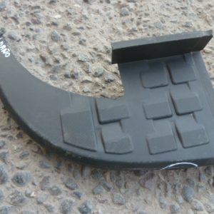 moldura colorado 2018 2023 de parachoque trasero chofer daños