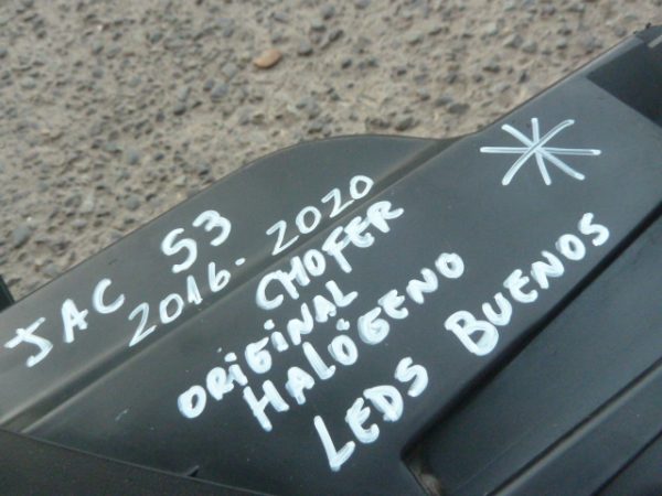 optico jac s3 2017 2021 chofer halogeno/leds daños - Imagen 2