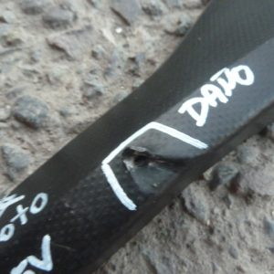 Moldura subaru xv 2014 2017 tapabarro delantera copiloto daños