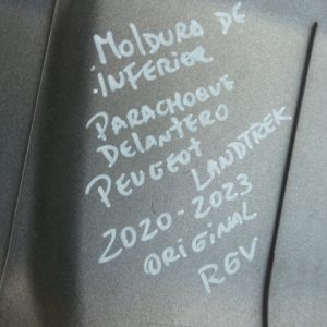moldura peugeot landtreck 2020 2023 inferior parach delant daños