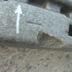 Absorbedor de impacto renault fluence 2010 2016 delantero daño