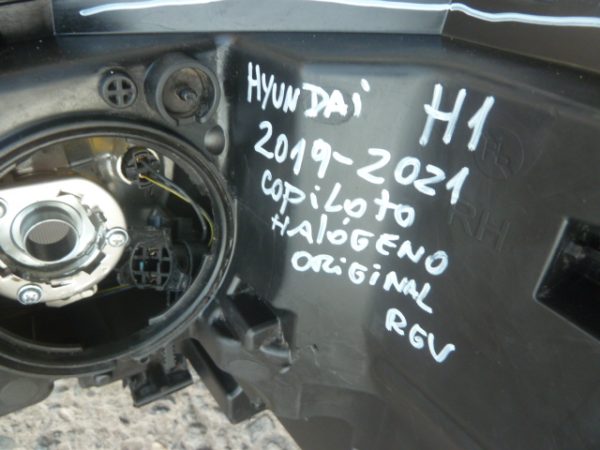 optico hyundai h1 2019 2020 2021 copiloto halogeno quebrado - Imagen 4