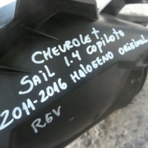 optico chevrolet sail 1.4 2011 2016 copiloto halogeno – daños
