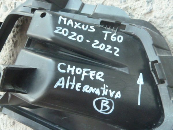 moldura tapa bisel neblinero maxus t60 2020-22 alternativa chofer - Imagen 2
