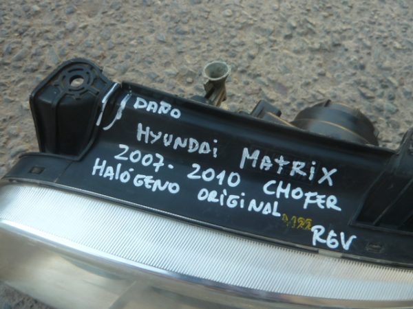 optico hyundai matrix 2006 2009 chofer daños - Imagen 2