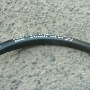 Moldura outlander 2015 2022 de parachoque delant copiloto