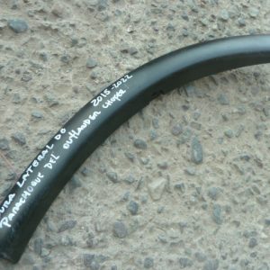 Moldura outlander 2015 2022 de parachoq delantera chofer daños