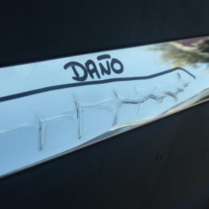 Moldura mg hs 2021 2024 puerta delantera chofer daños