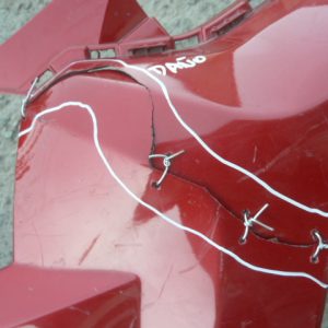 parachoque baic x35 2022 al 2024 delantero quebrado