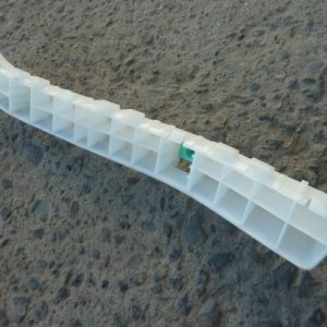 mensula soporte parachoque kia koup 2011 trasera copiloto