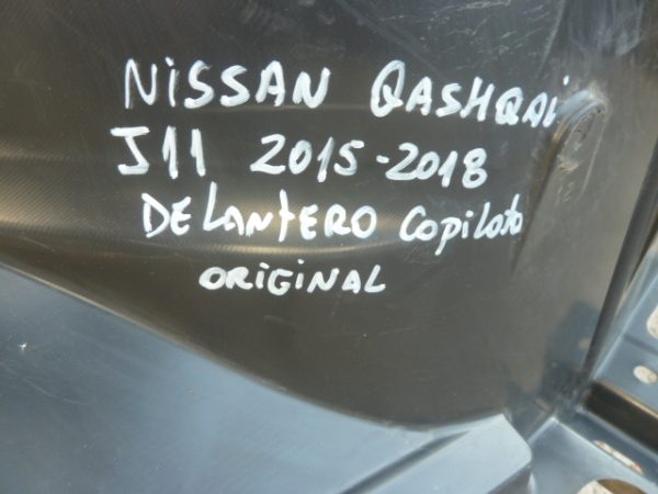 Guardafango nissan qashqai j11 2015 2018 delantero copiloto daños - Imagen 5