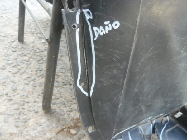 Guardafango volkswagen beetle 2013 2018 delant copiloto dañado - Imagen 6