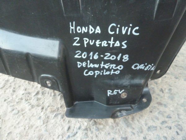Guardafango honda civic 2 puertas 2016 2018 delant copiloto daños - Imagen 5