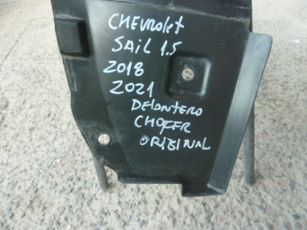 Guardafango chevrolet sail 1.5 2018 2021 delantero chofer detallito - Imagen 2