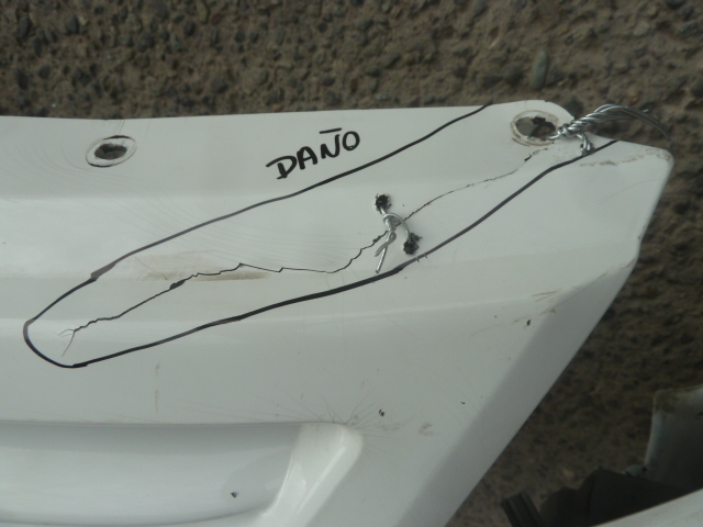 parachoque volkswagen gol g5 2008 2011 delant con daños - Imagen 4