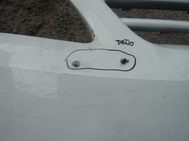 parachoque volkswagen gol g5 2008 2011 delant con daños - Imagen 2