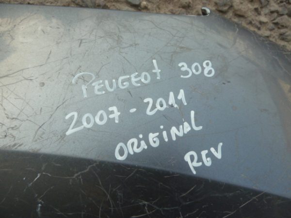 tapabarro peugeot 308 2007 2009 2010 2011 chofer daños - Imagen 3