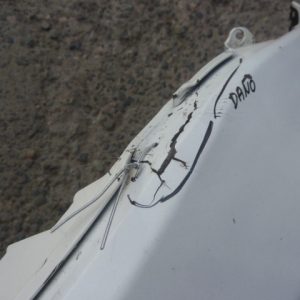 parachoque honda crv 2013 2014 superior delantero – daños