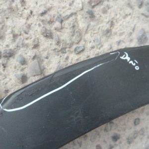 moldura renault 2013 2016 costado trasero copiloto daños