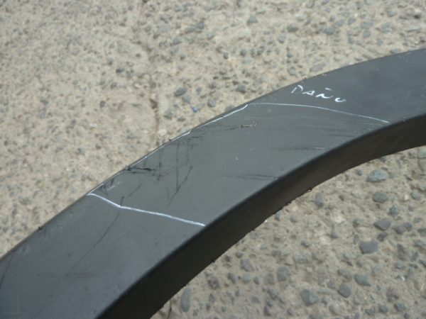 moldura paso rueda mazda cx9 2007 2013  trasera chofer daños - Imagen 2