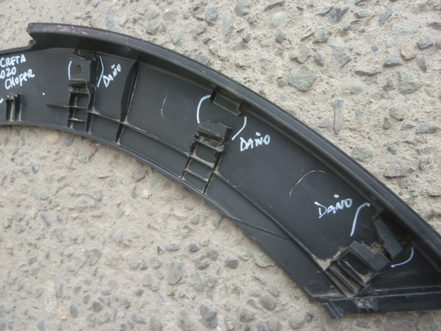 moldura paso rueda hyundai creta 2017 2020 trasero chofer - Imagen 6