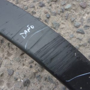 moldura paso rueda nissan qashqai j10 2008 2013 del copiloto daños