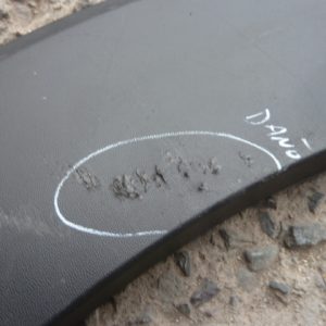 moldura paso rueda hyundai tucson 2016 2020 del copiloto daños