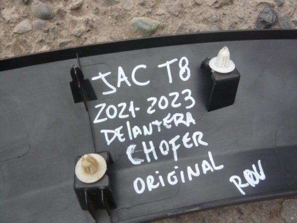 moldura paso de rueda jac t8 2021 2023 delantera chofer daños - Imagen 2