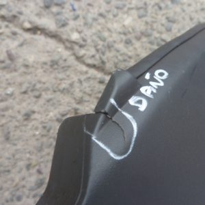 moldura paso rueda strada 2014 2017 trasera copiloto daños