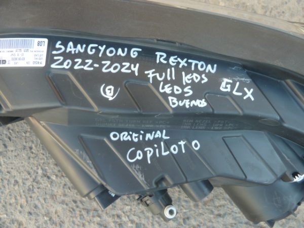 optico ssangyong rexton 2022 2023 2024 full leds - copiloto - Imagen 2