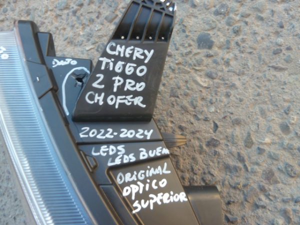 optico chery tiggo 2pro 2 pro 2022-24  superior chofer leds daños - Imagen 7