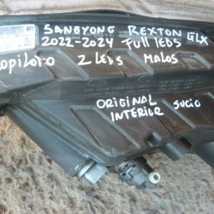 optico ssangyong rexton full leds 2022 2023 2024 copiloto – dañado