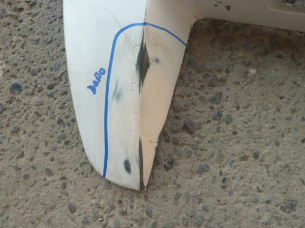 moldura portalon hyundai tucson 2005 2009 soporte luces patente daños - Imagen 3