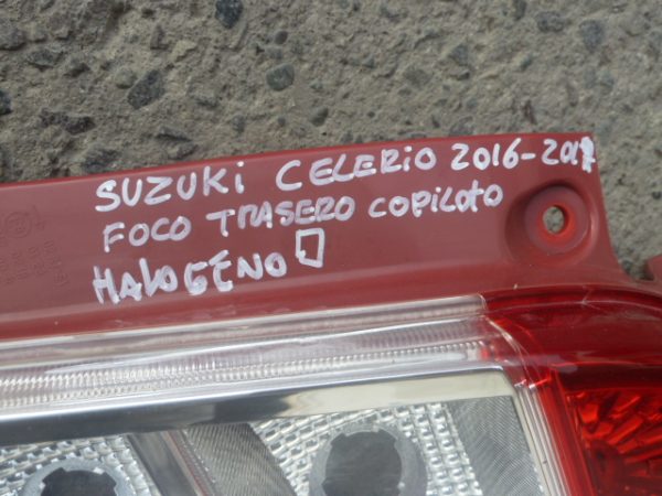 Foco suzuki celerio 2016 2019 original trasero copiloto daños - Imagen 5